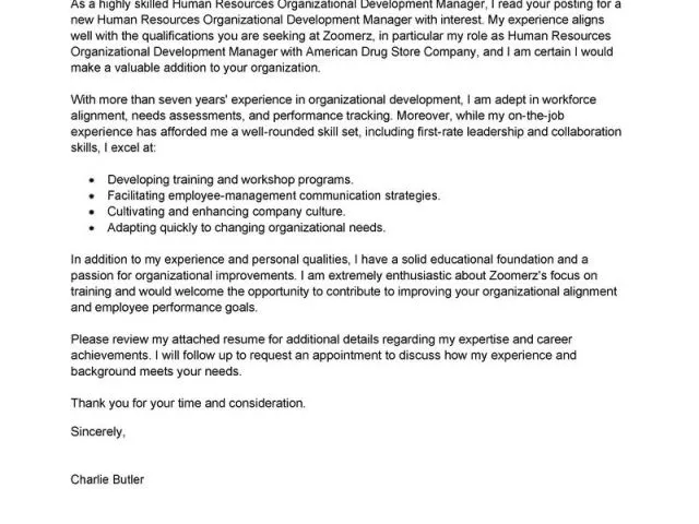 39240 organizational skills cover letter