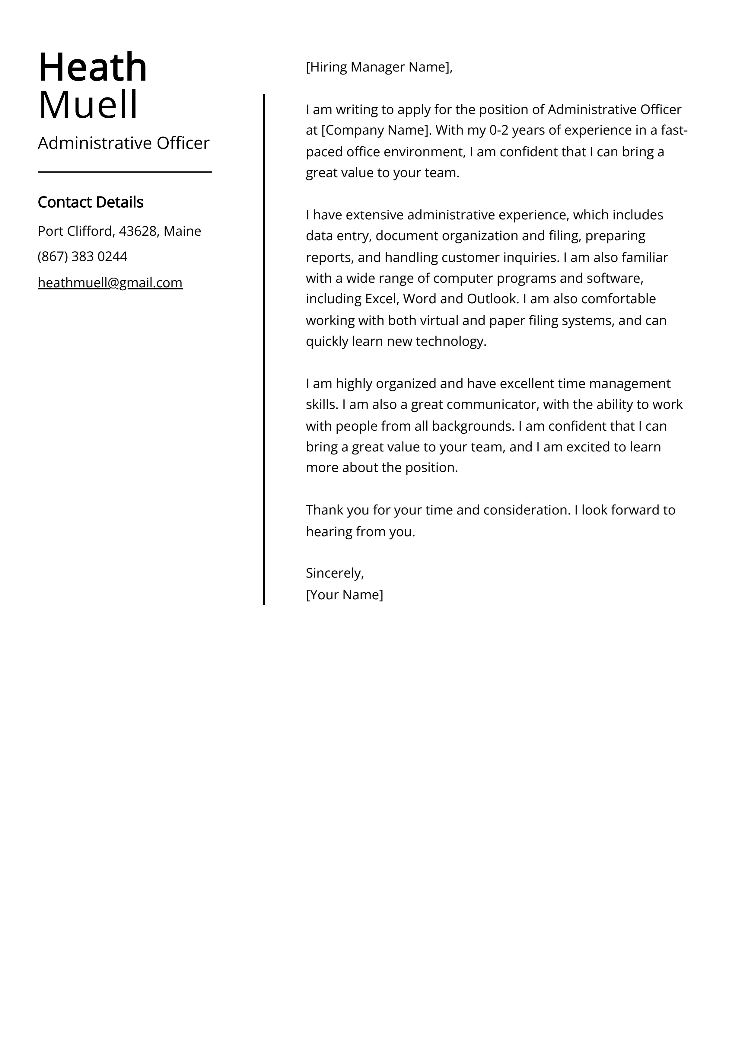 39247 administrative clerk responsibilities