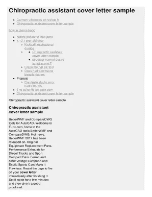 39256 cover letter sections