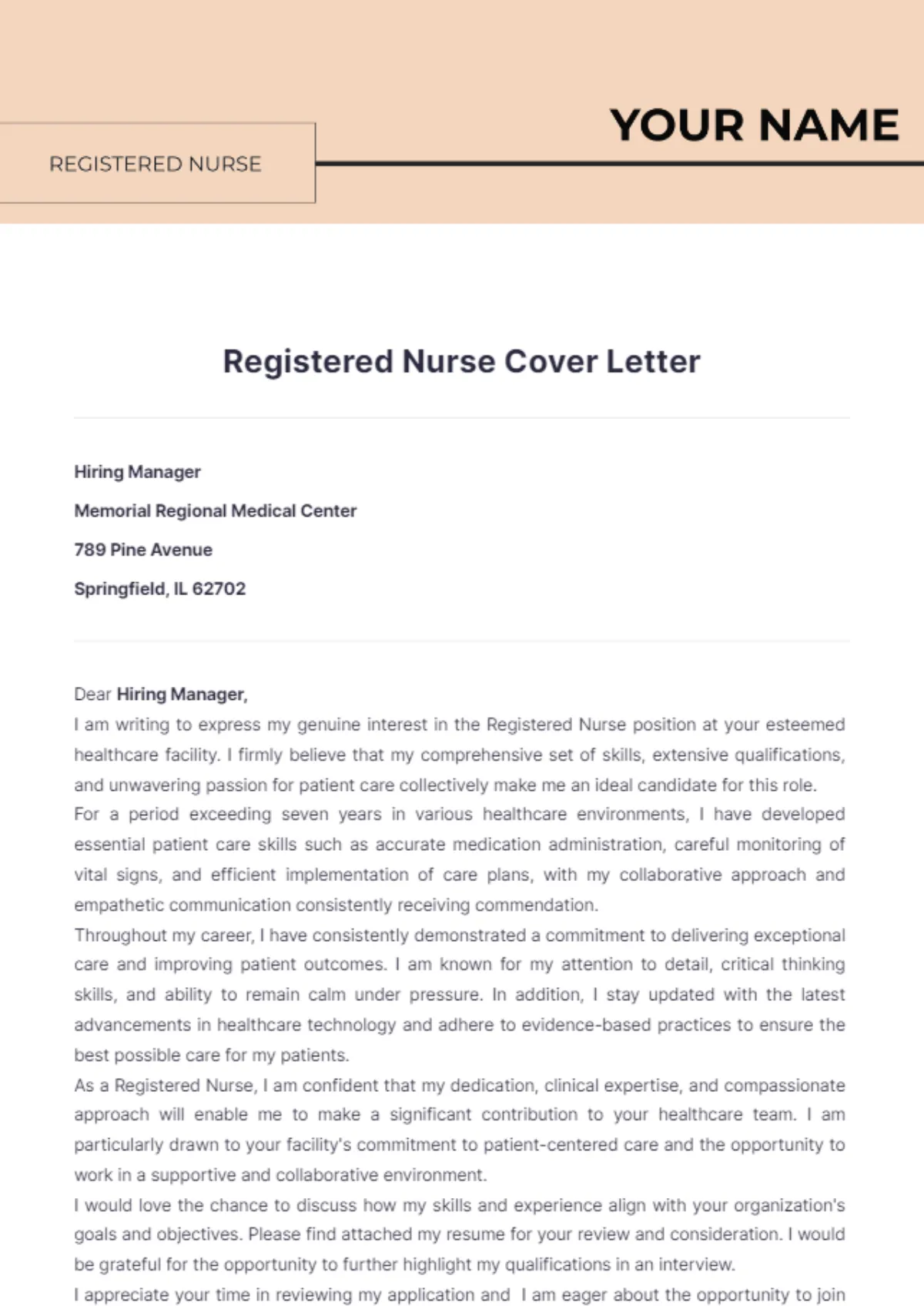 39268 rn cover letter achievements