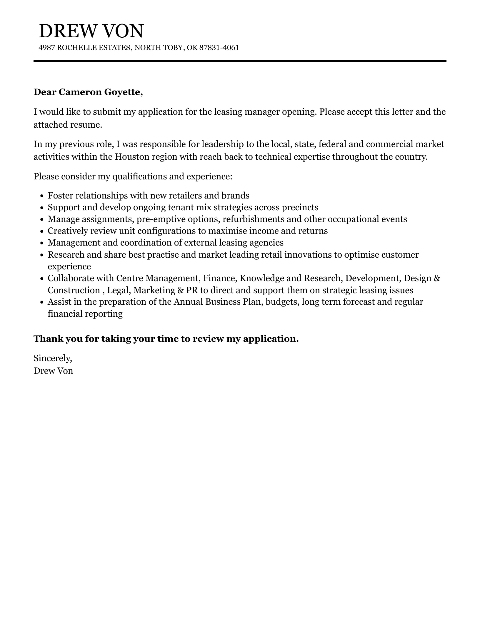 39275 format cover letter