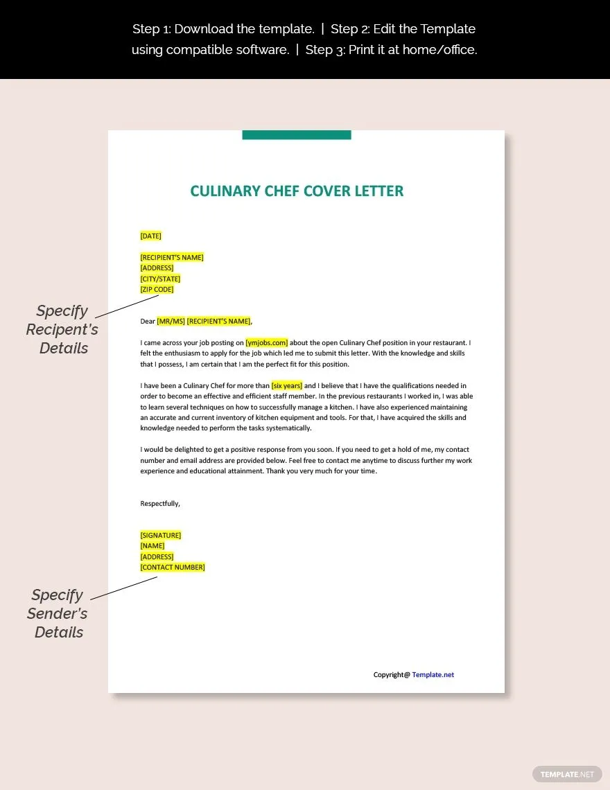 39280 cooking cover letter