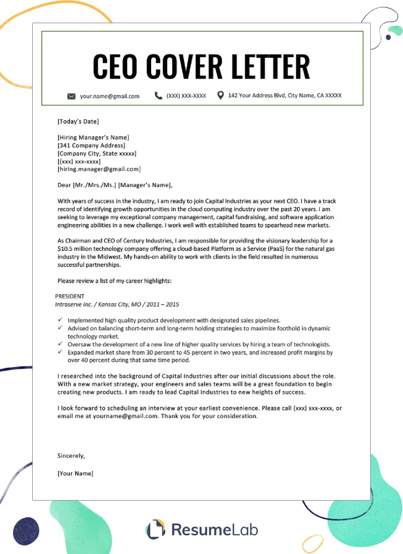 39284 professional cover letter template
