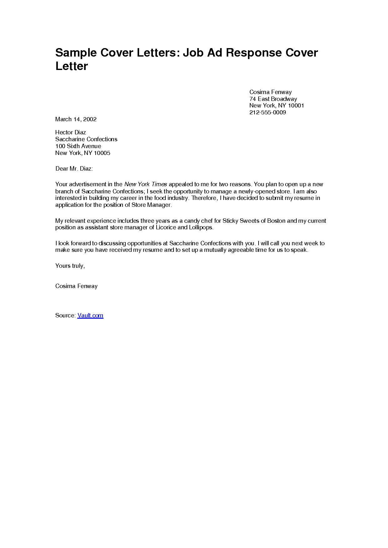 39286 cover letter formatting