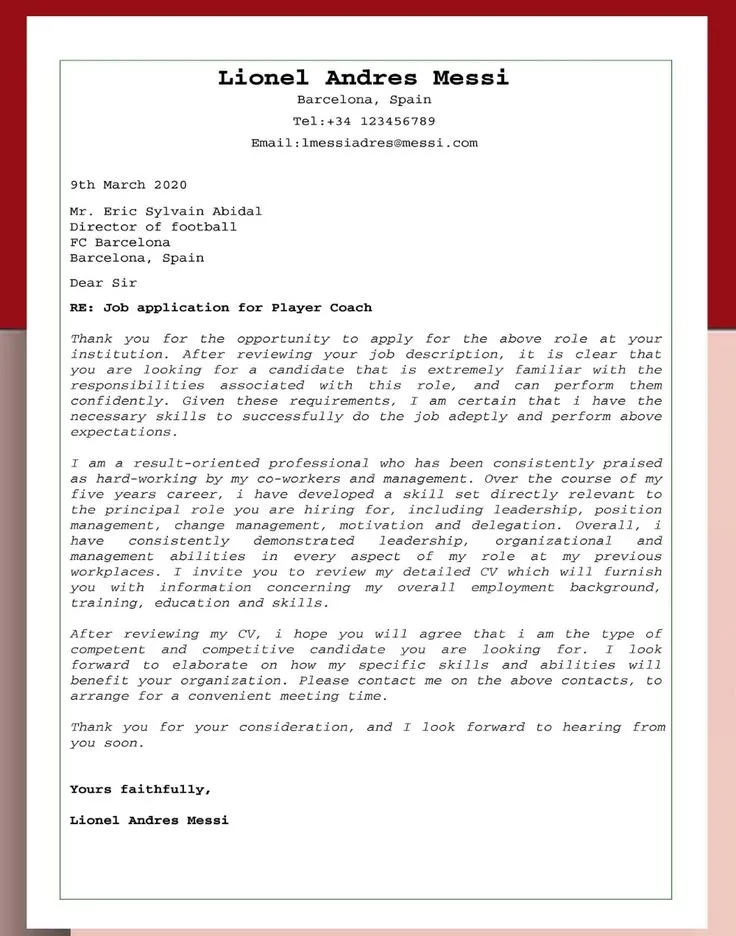 39299 cover letter design