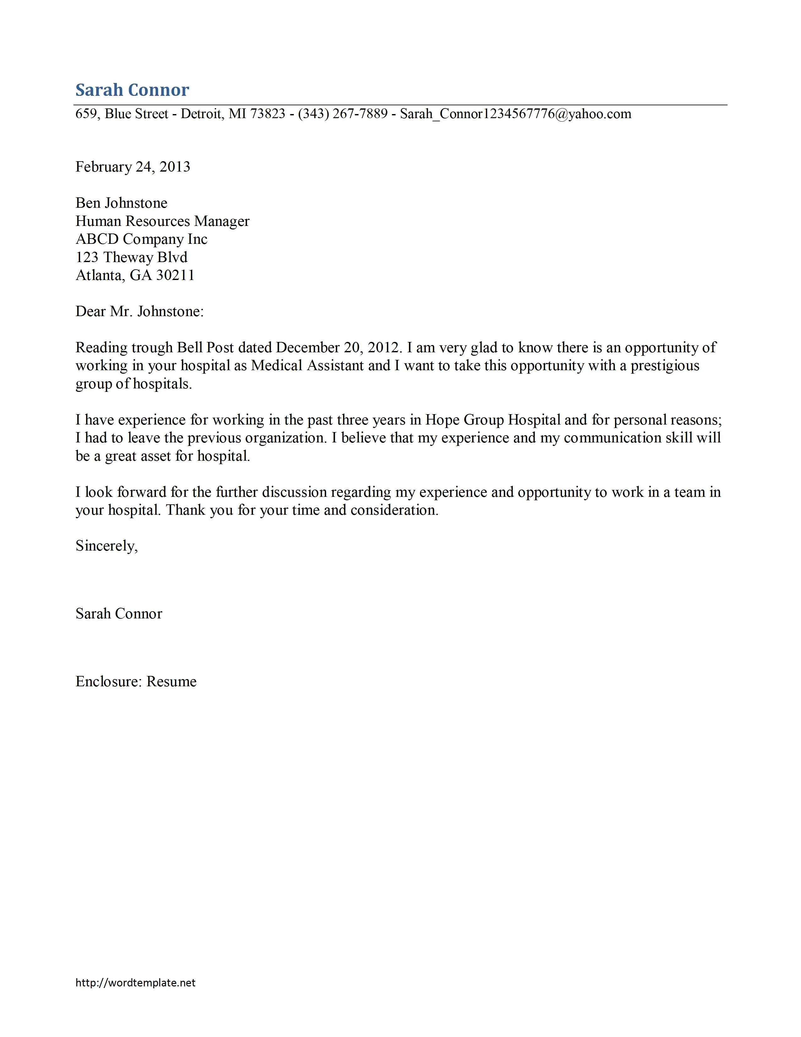 39300 medical assistant job application