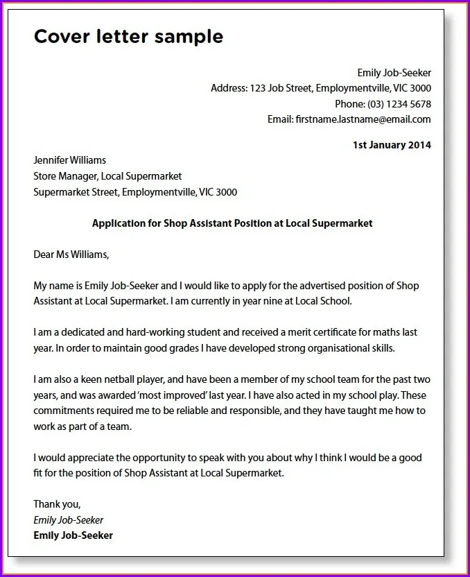 39303 strong call to action cover letter