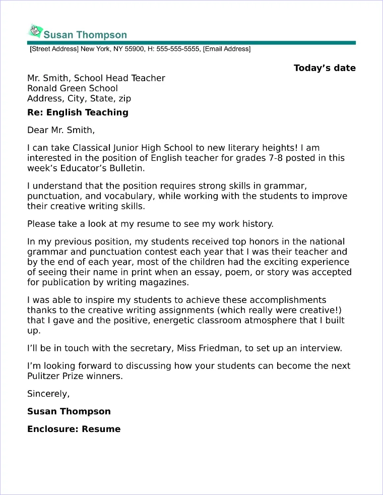 39304 cover letter formatting example