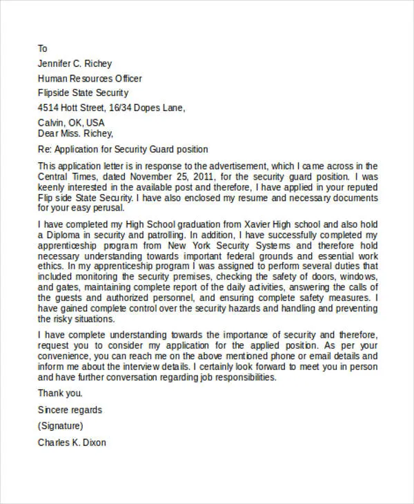 39310 cover letter elements