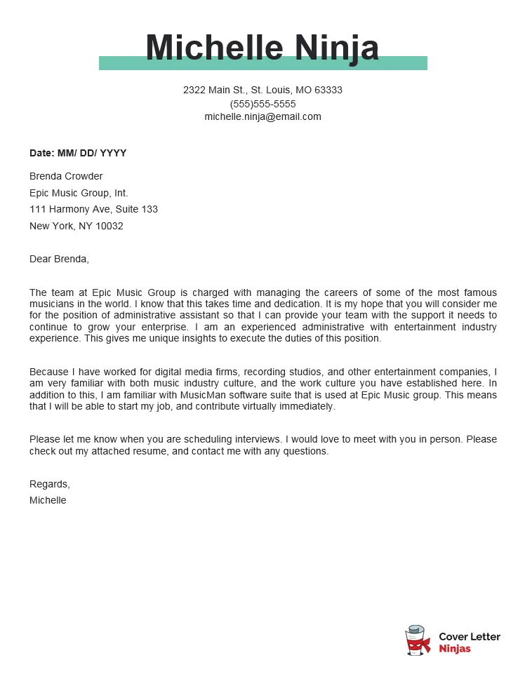 39317 cover letter importance