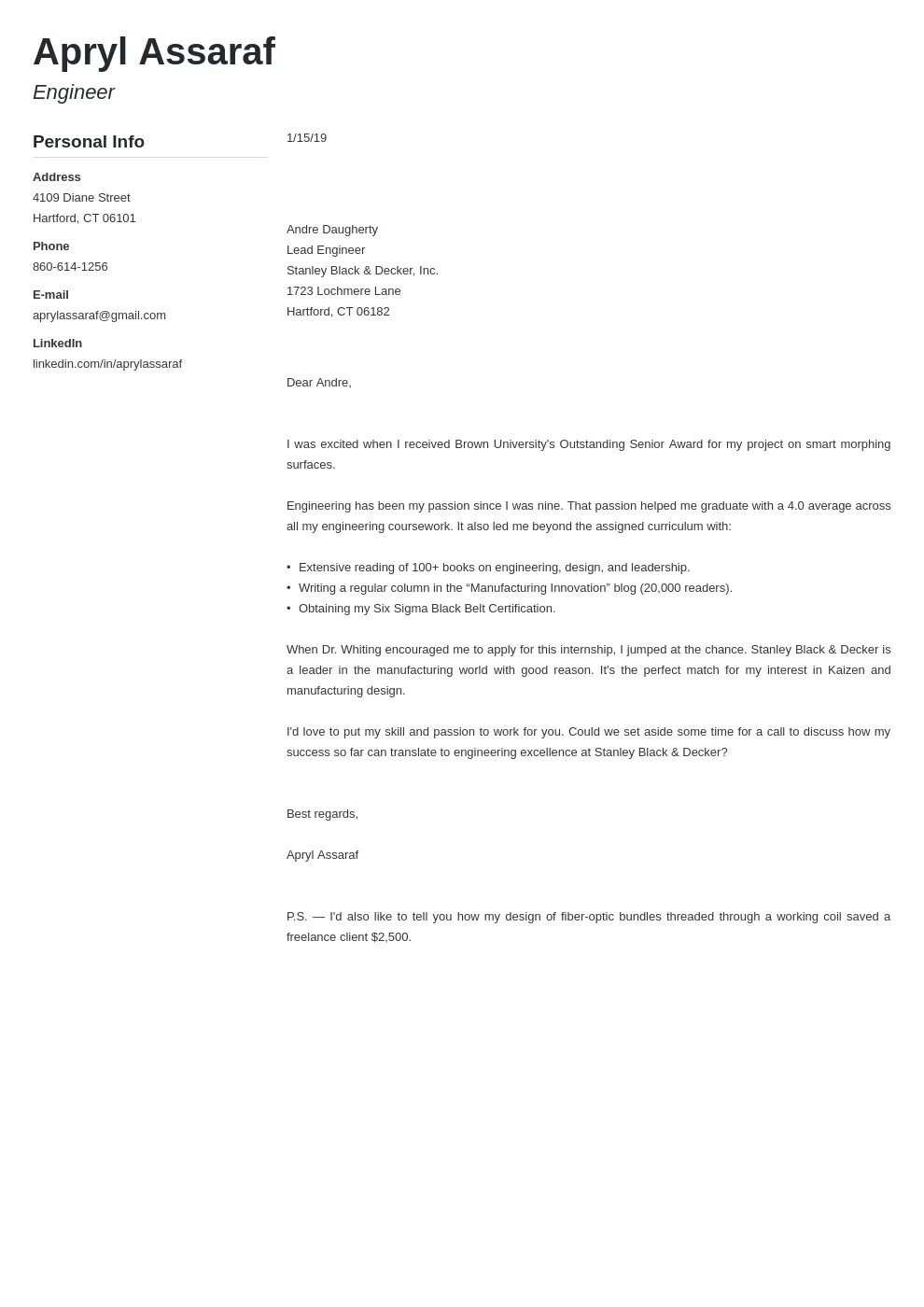 39322 cover letter elements
