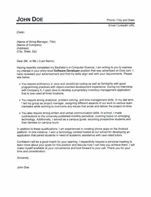 39327 avoid generic cover letter