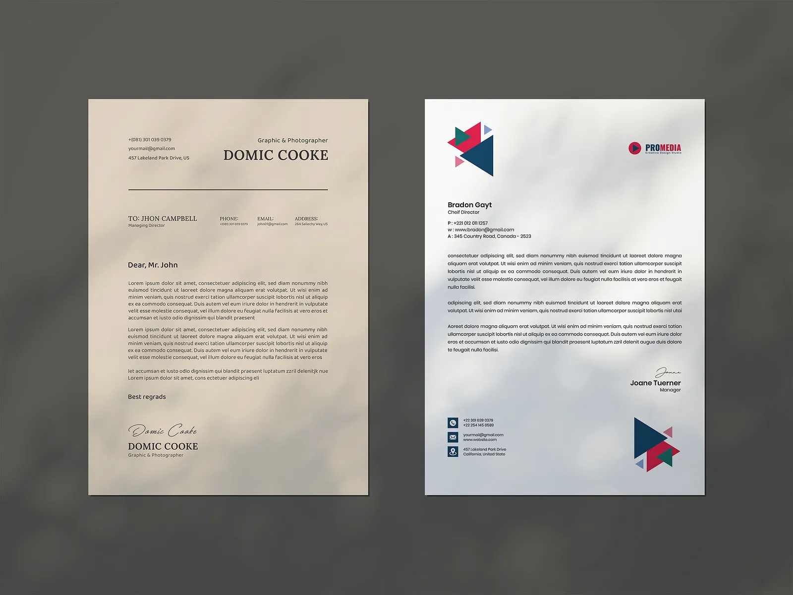 39328 cover letter letterhead design 2