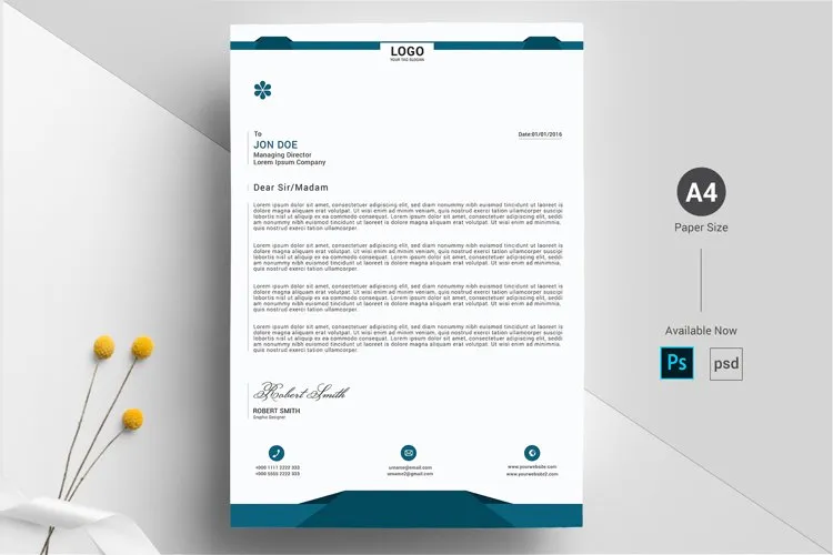 39328 cover letter letterhead example 6