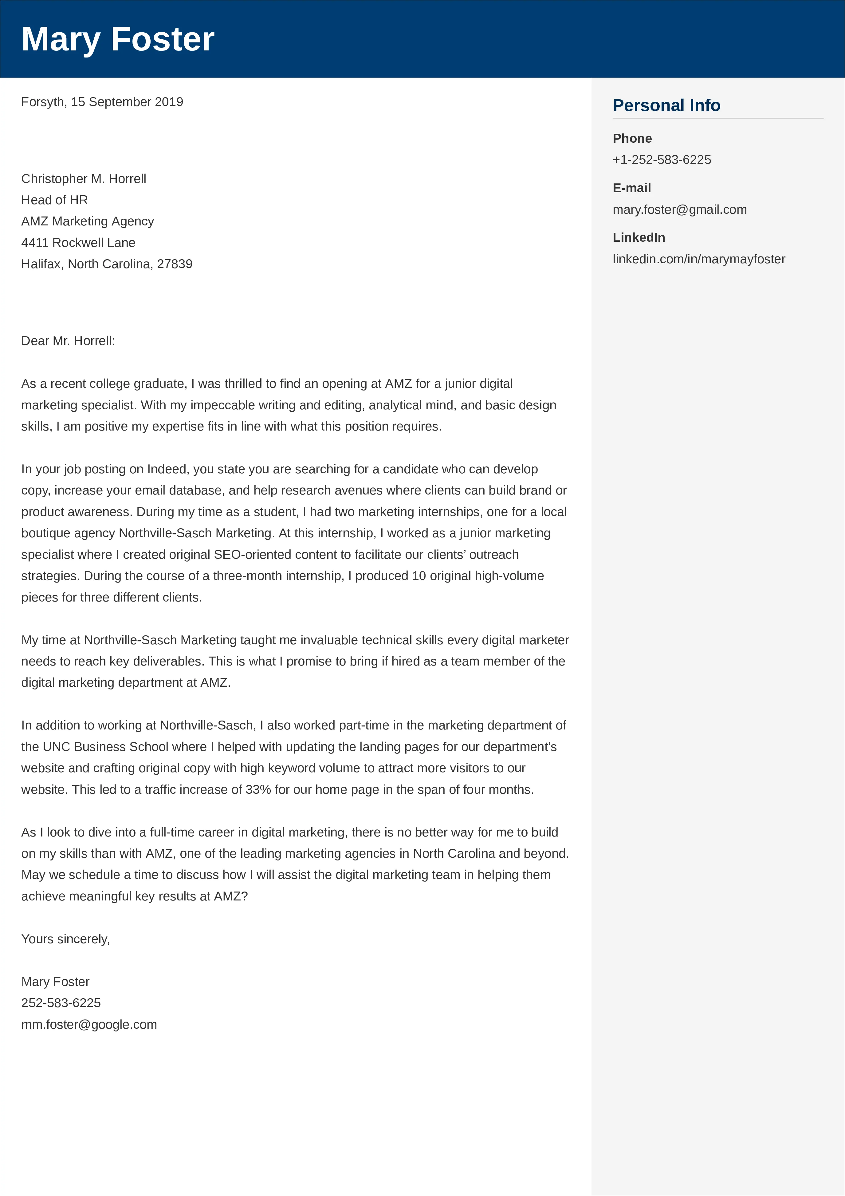 39330 proofreading cover letter