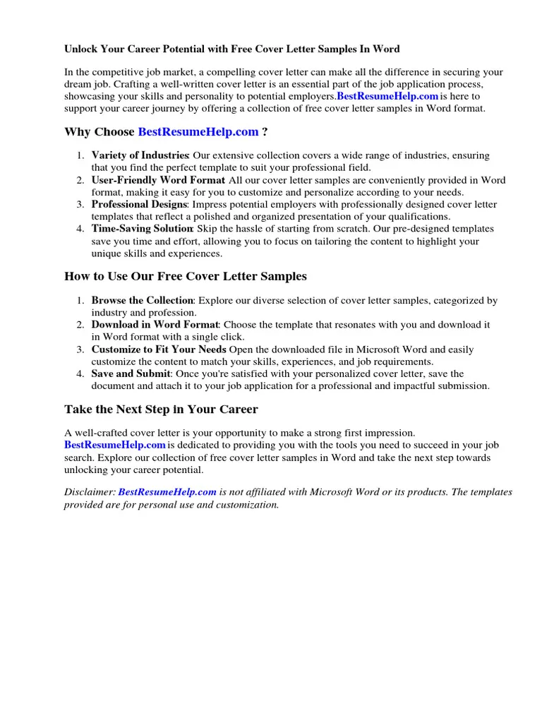 39353 cover letter secrets