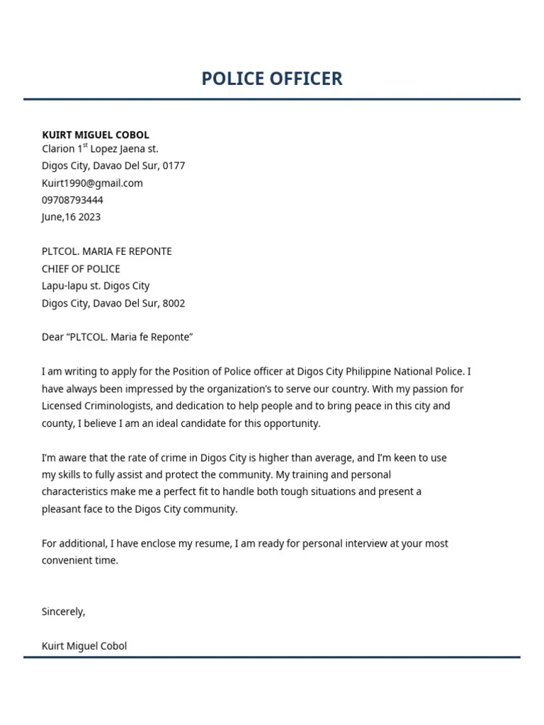39354 police officer cover letter 1