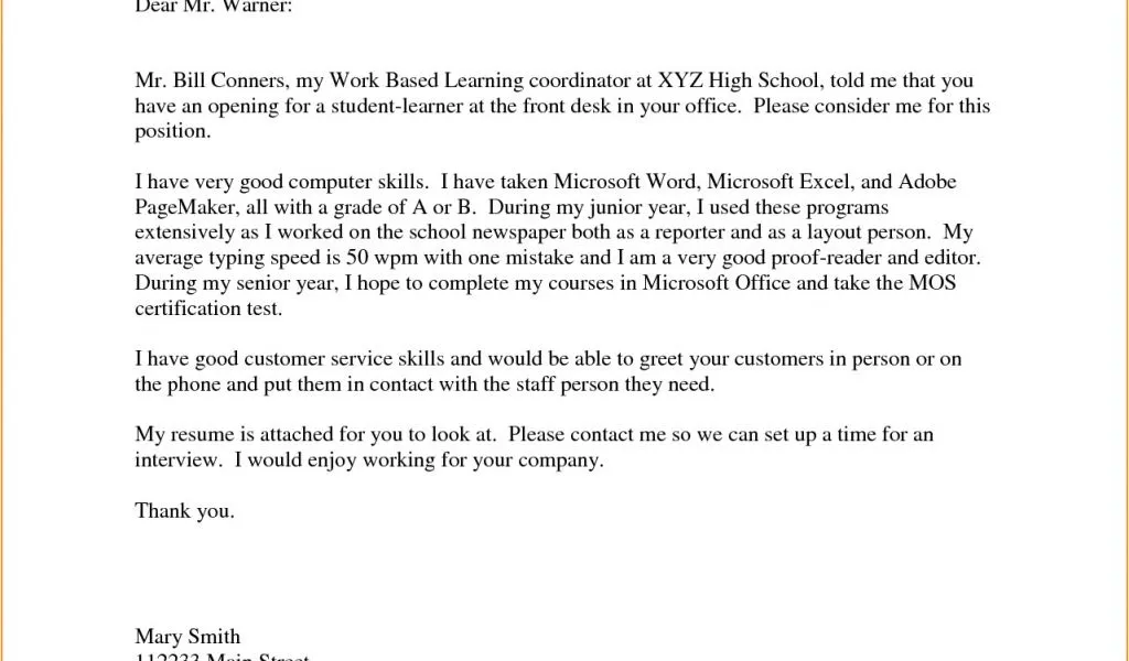39356 cover letter formatting