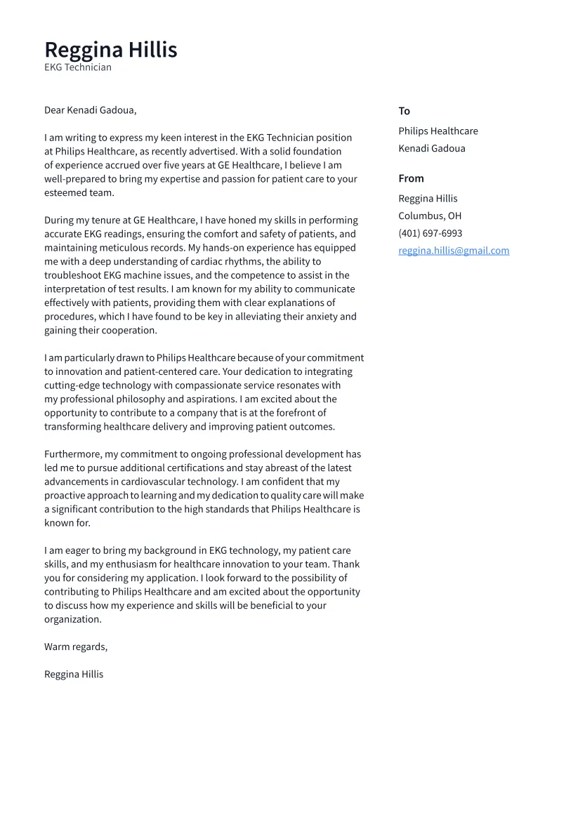 39371 ekg technician closing