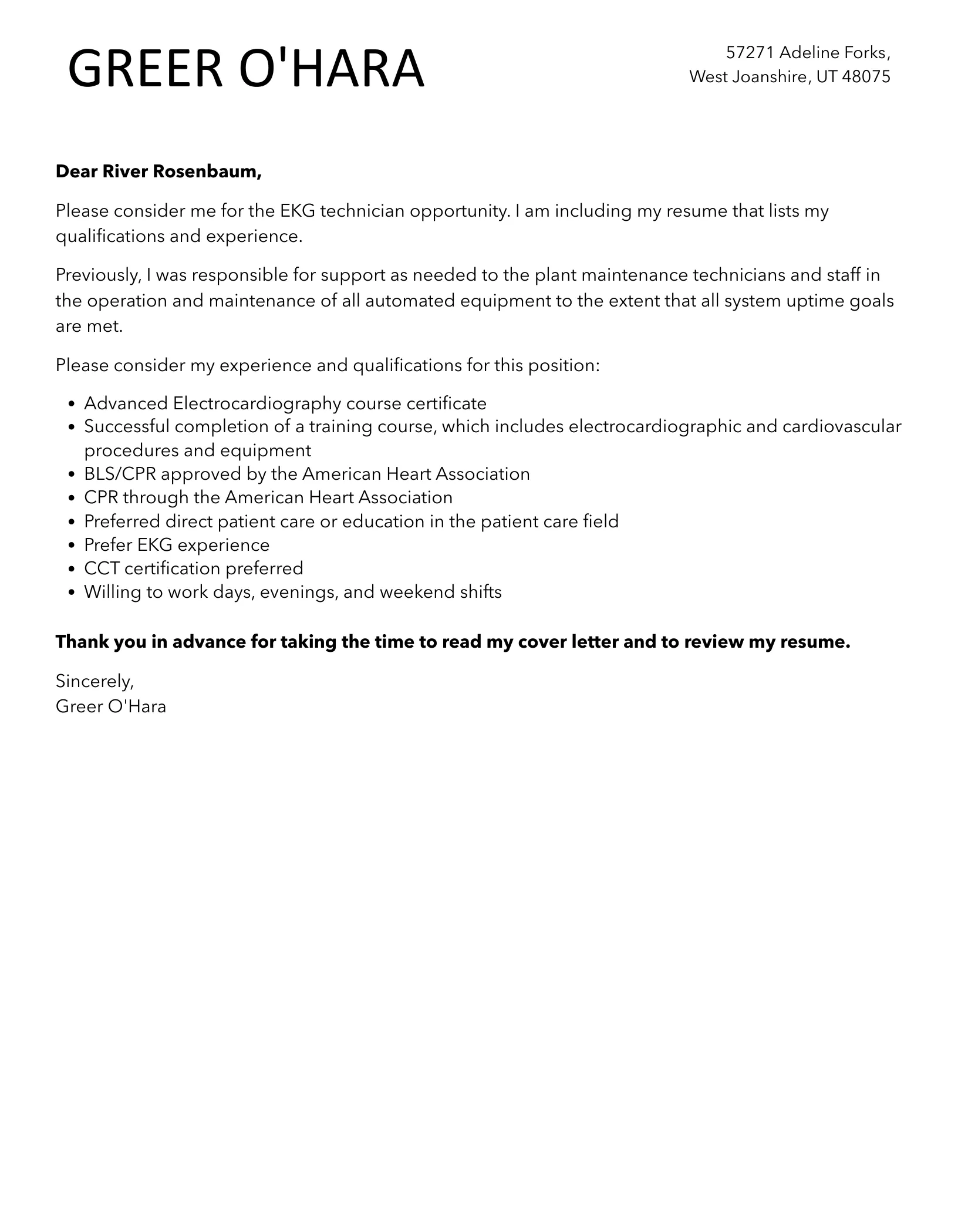39371 ekg technician formatting