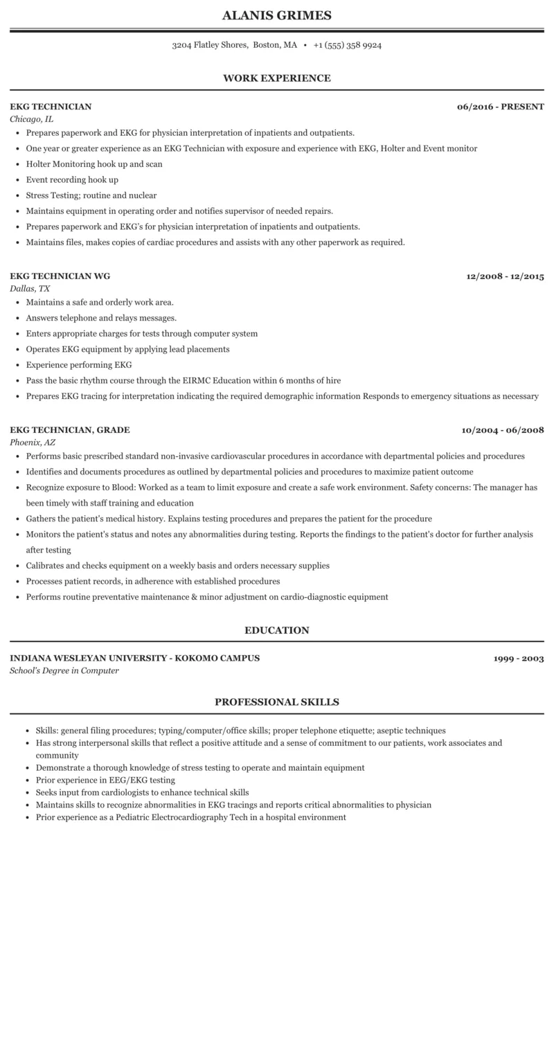 39371 ekg technician knowledge
