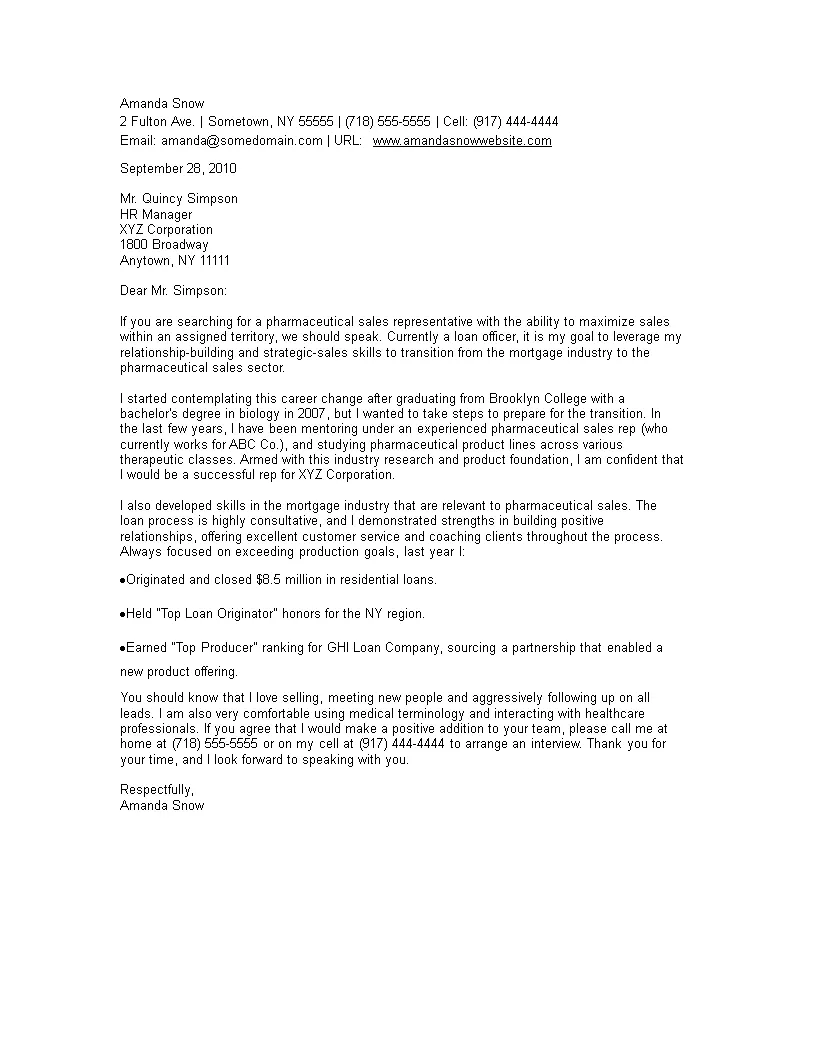 39381 healthcare cover letter header