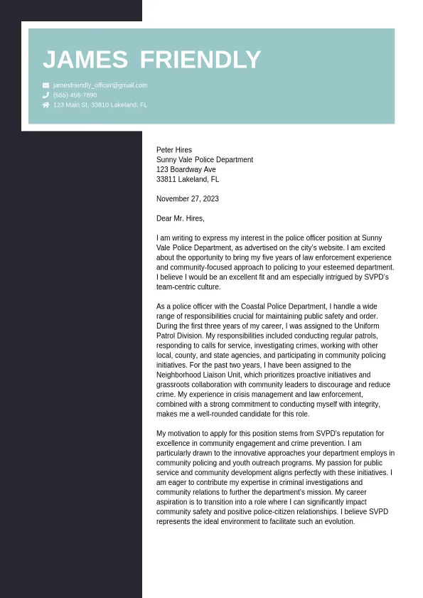 39389 cover letter example