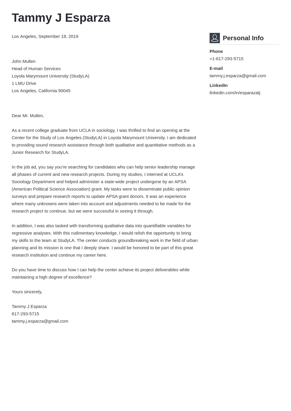 39392 cover letter header info