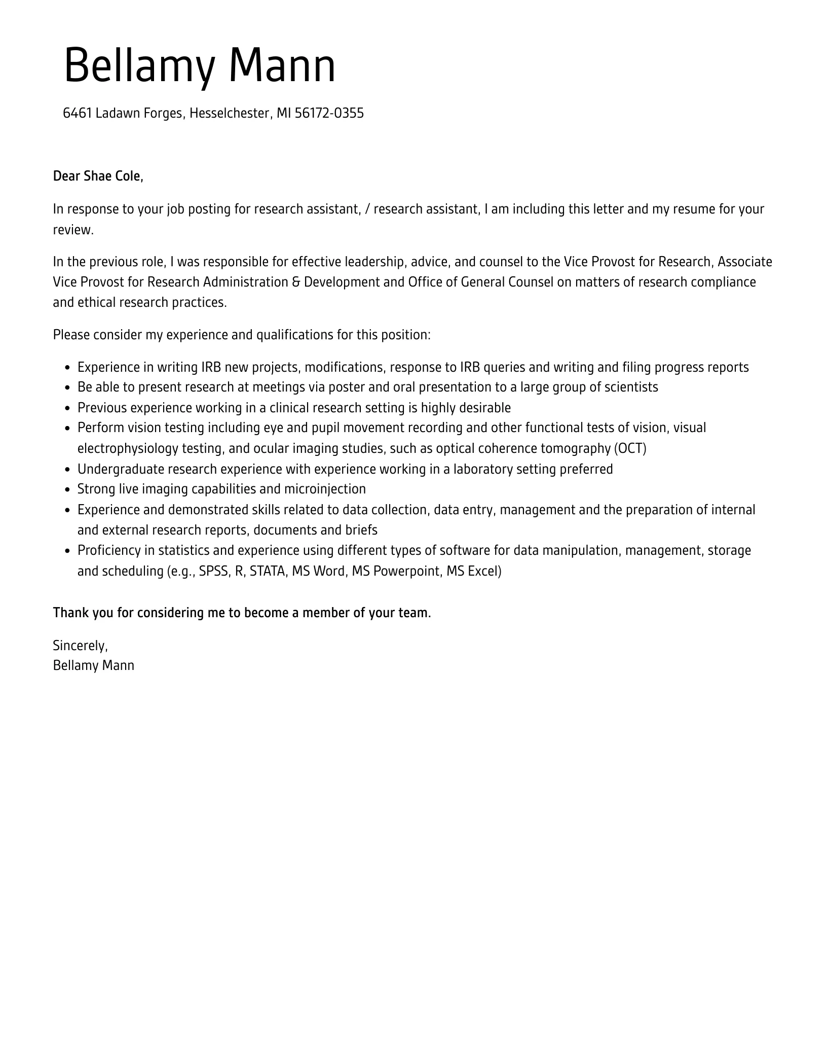 39392 tailoring cover letter
