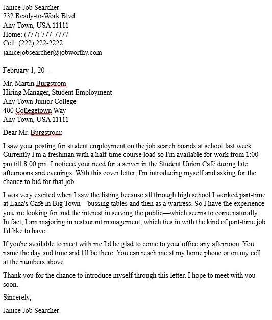 39393 enthusiasm cover letter