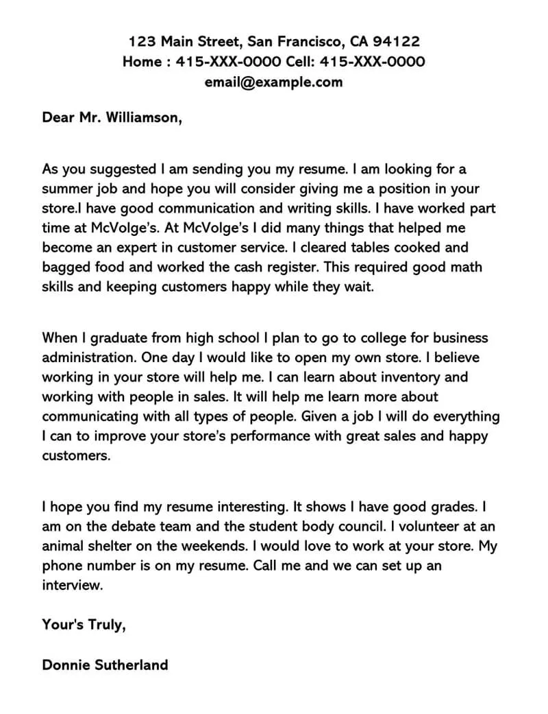 39393 student resume