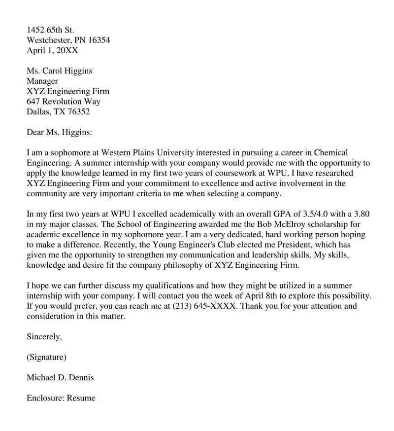 39402 cover letter call to action