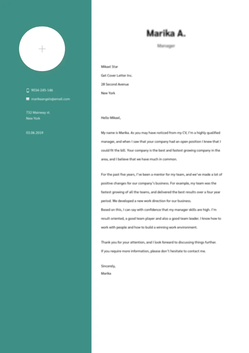 39407 cover letter formatting
