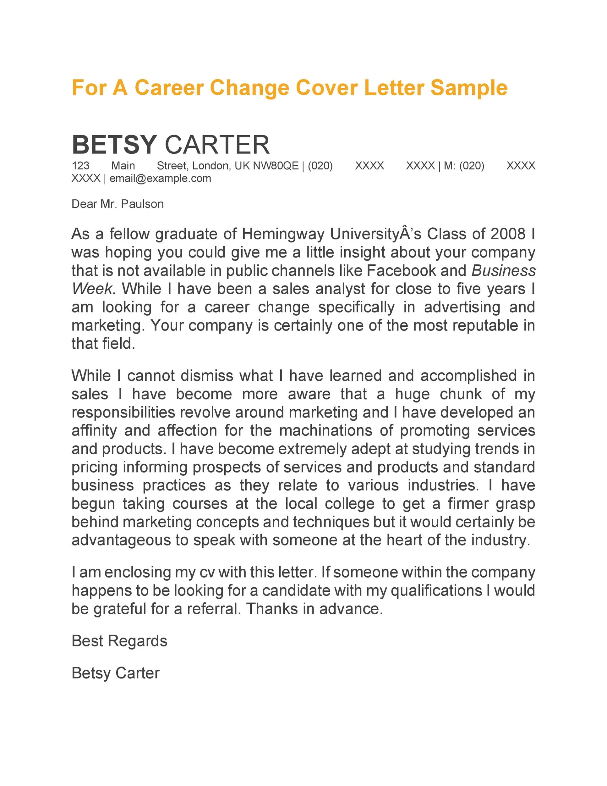39408 address career change