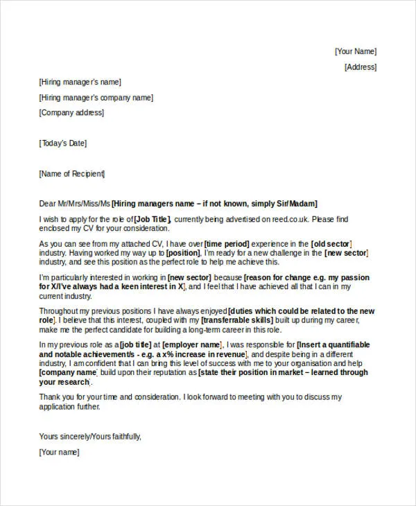 39408 call to action cover letter