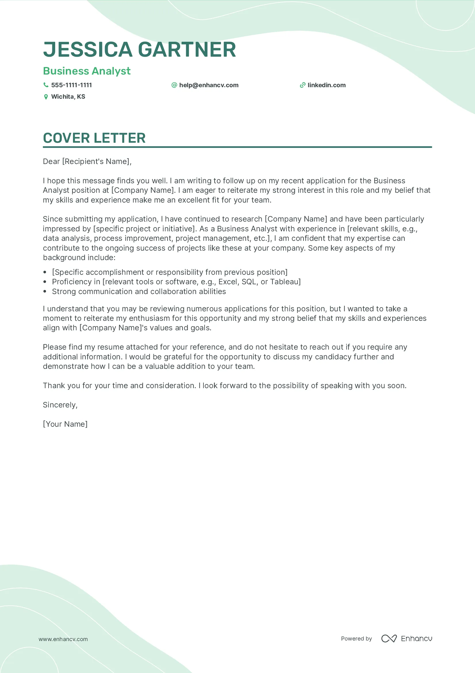 39413 cover letter mastery