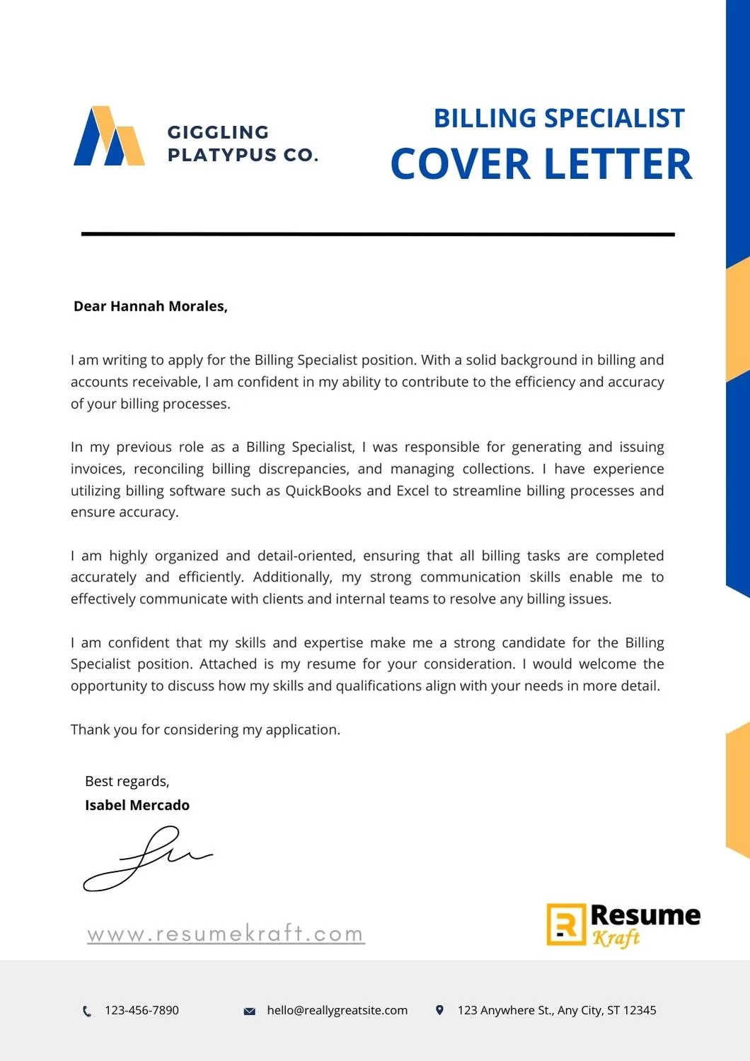 39414 billing cover letter components