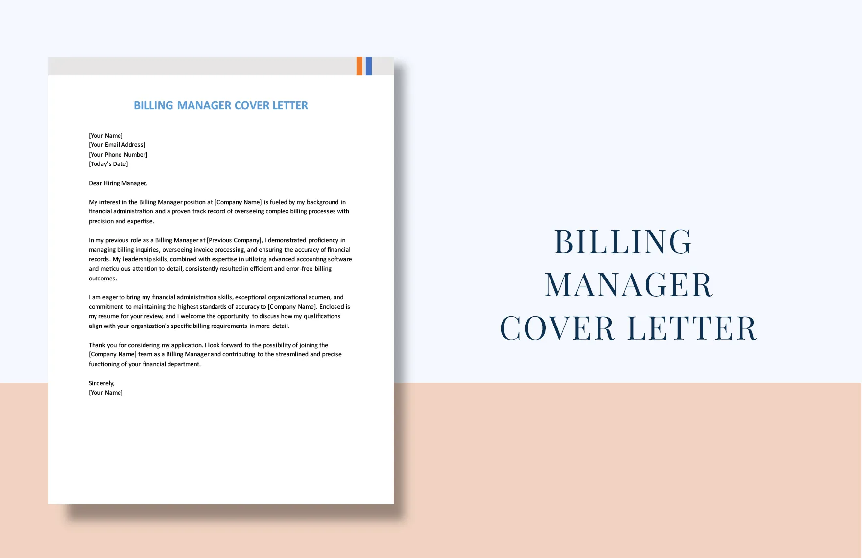 39414 billing cover letter purpose