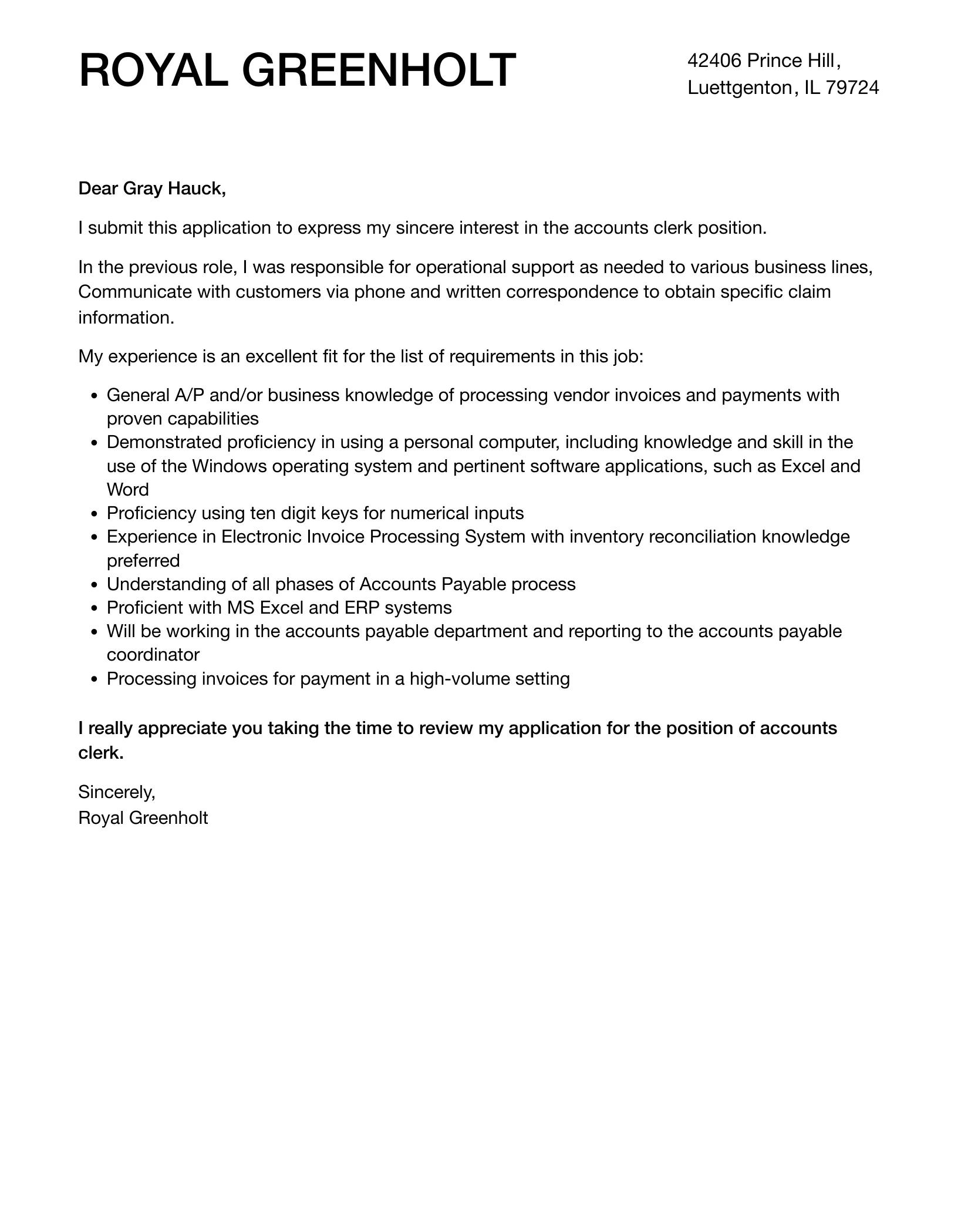 39417 contact information cover letter