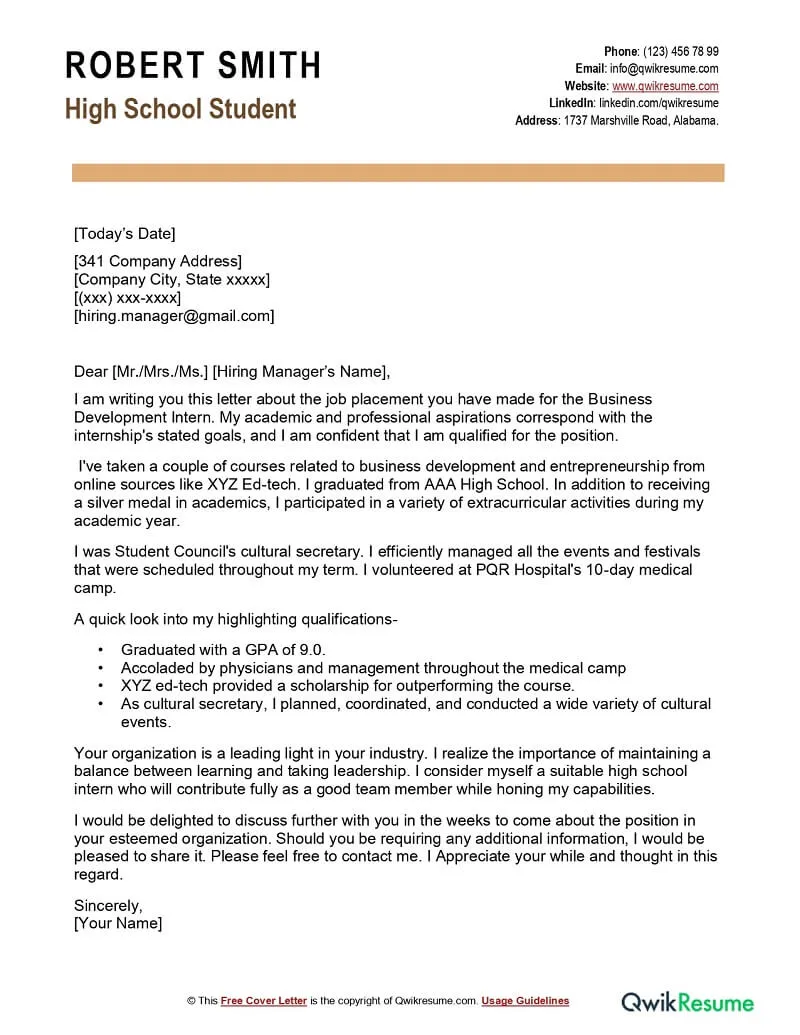 39422 cover letter example part time