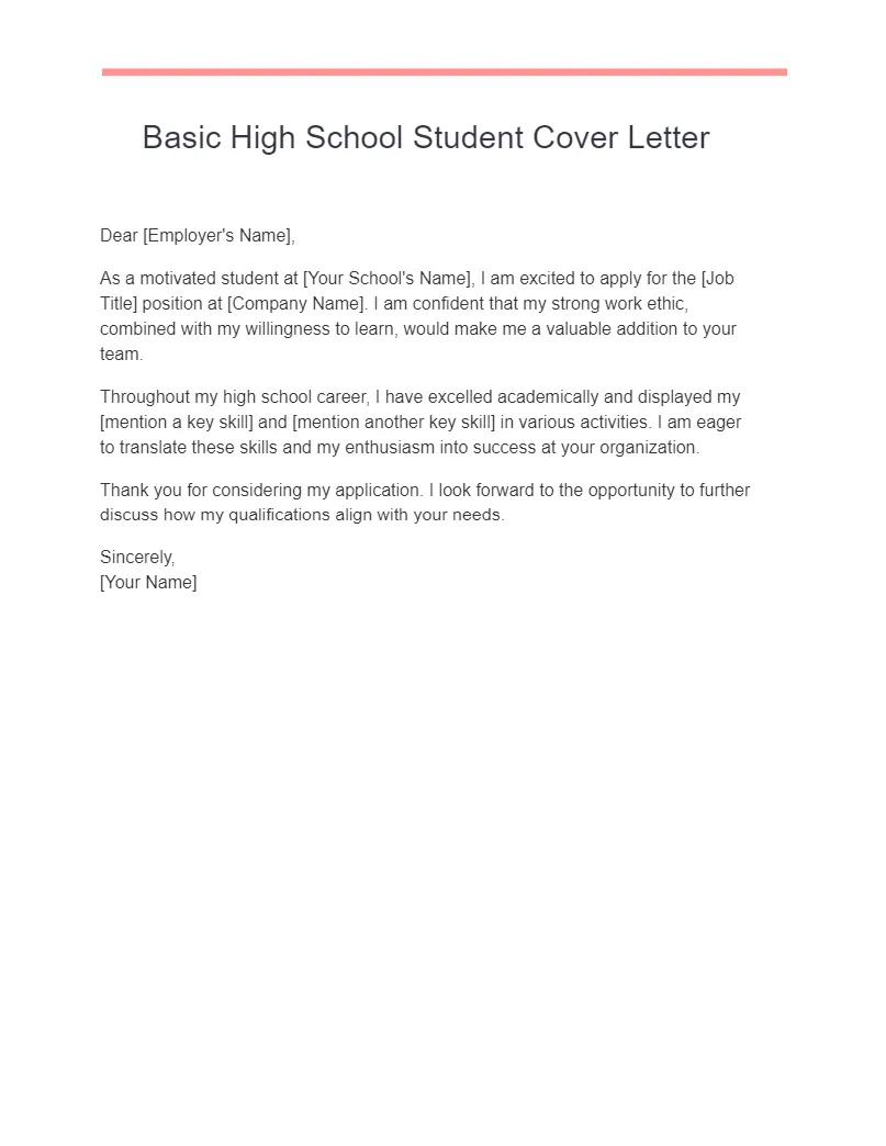 39422 high school student writing