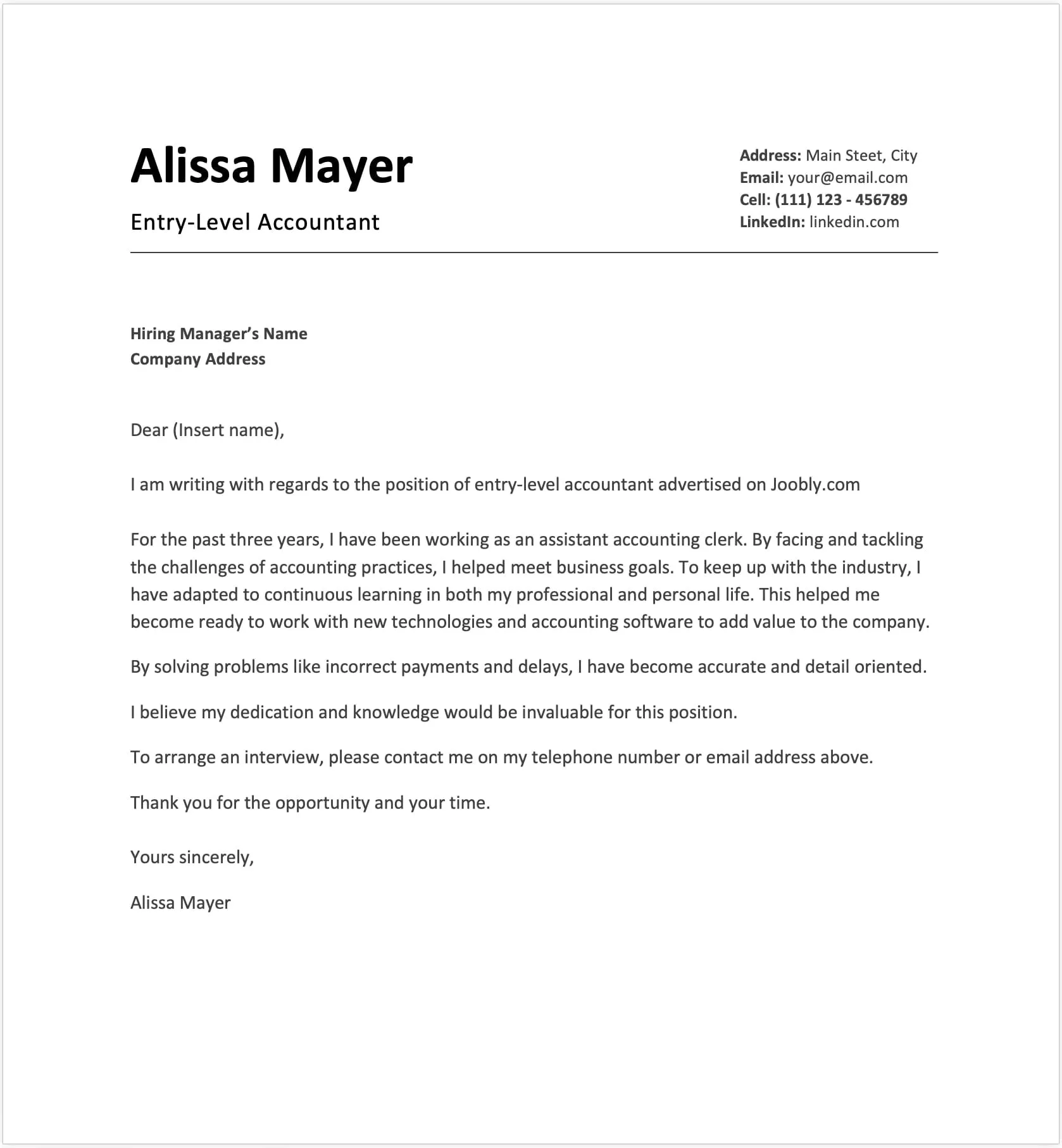 39432 cover letter header