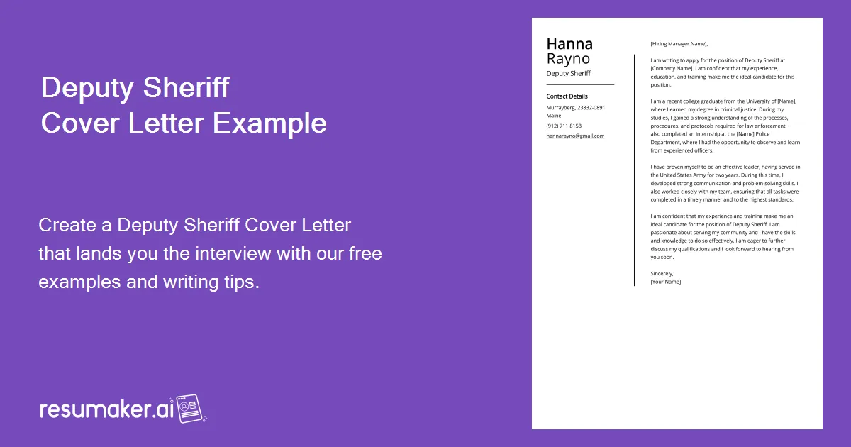 39436 formatting deputy clerk cover letter