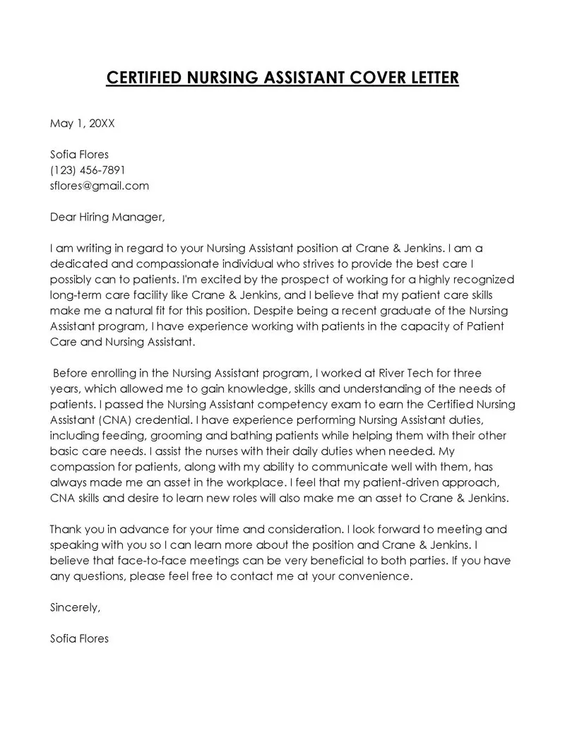 39442 cna cover letter formatting