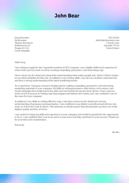 39446 cover letter header