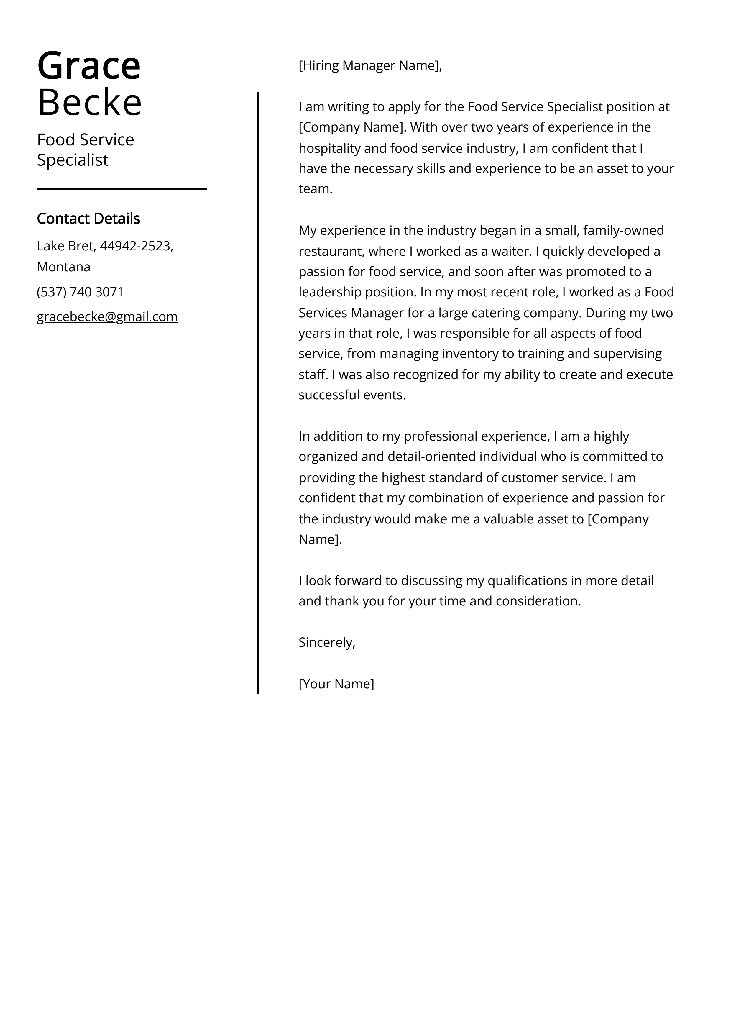 39454 cover letter formatting
