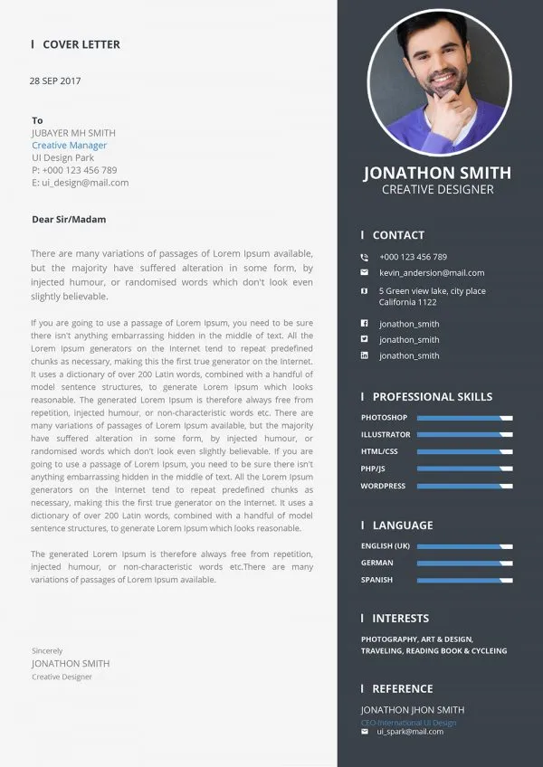 39457 chronological resume