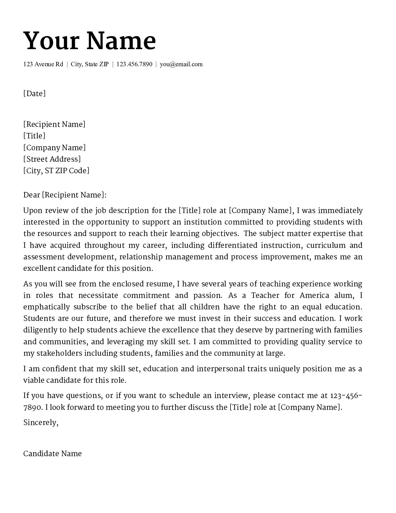 39459 experienced teacher resume