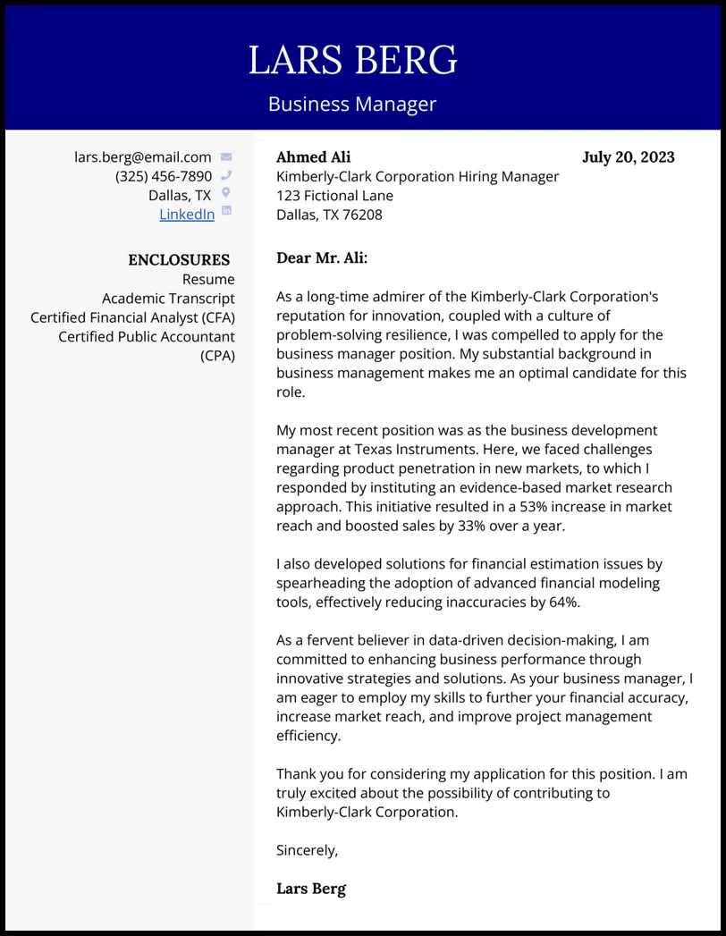 39467 business cover letter example 2