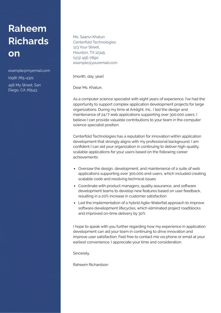 39470 cover letter formatting